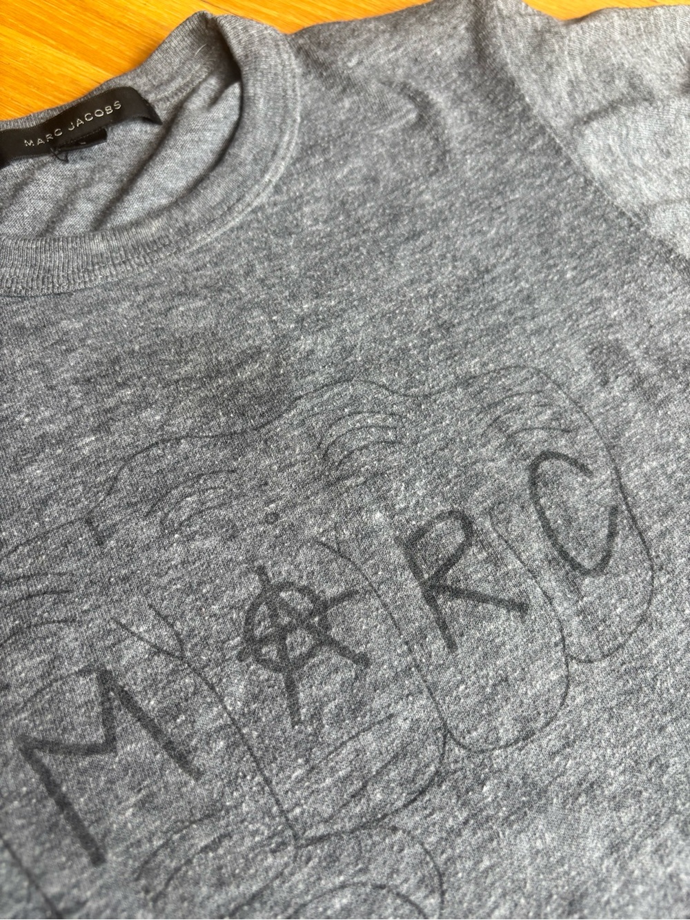 Marc Jacobs Women’s Grey Graphic Crewneck Shirt